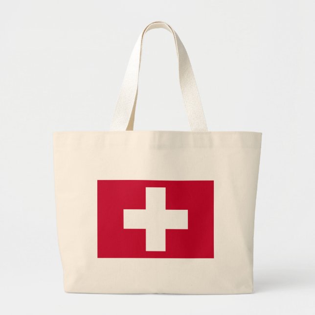 Red Cross Products & Designs! Large Tote Bag (Front)