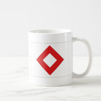 Red Cross Red Crystal Flag Coffee Mug