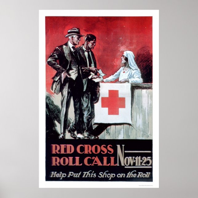Red Cross Roll Call (US00203) Poster (Front)