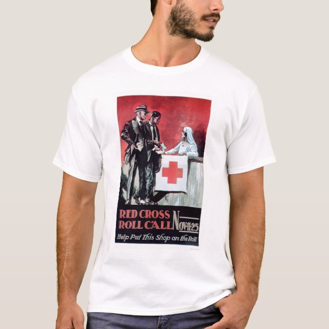 Red Cross Roll Call (US00203) T-Shirt (Front)