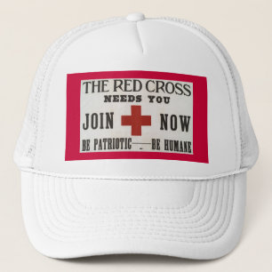 Red Cross Trucker Hat