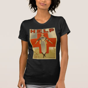 Red Cross Vintage Help Shirt