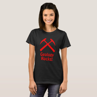 Red Crossed Rock Hammers T-Shirt w/ Text