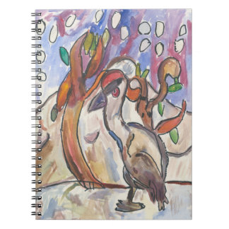 Red Crowned Crane Notebook