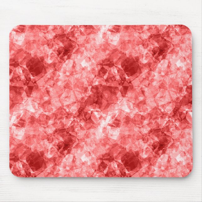 Red Crumpled Texture Mouse Mat (Front)