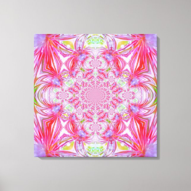 Red Crystal Wrapped Canvas (Front)