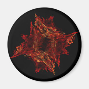 Red Crystals Magnet