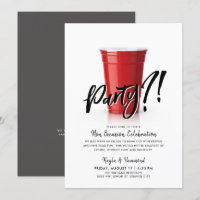 Red Cup | Any Occassion Celebration Party