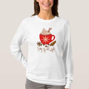 *~* Red cup BABY ITS COLD OUTSIDE Christmas T-Shirt