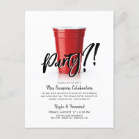 Red Cup Humour Special Occassion Celebration 