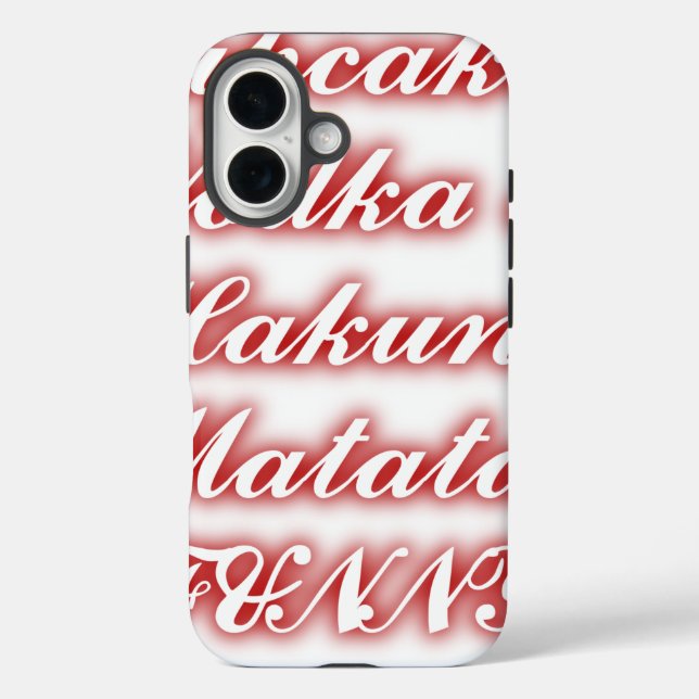 Red Cupcakes Vodka  Hakuna Matata FUNNY. Case-Mate iPhone Case (Back)