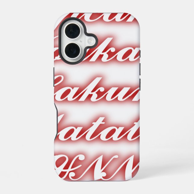 Red Cupcakes Vodka  Hakuna Matata FUNNY. iPhone 16 Case (Back)