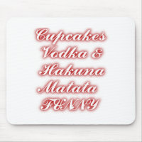 Red Cupcakes Vodka Hakuna Matata FUNNY.