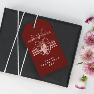 Red Cupid Singles Valentine's Day Party  Gift Tags