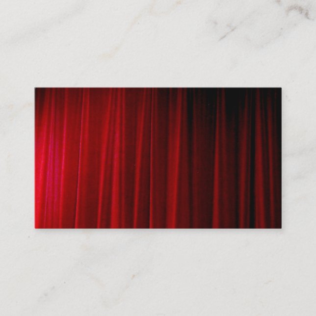 Red Curtain Business Card (Front)