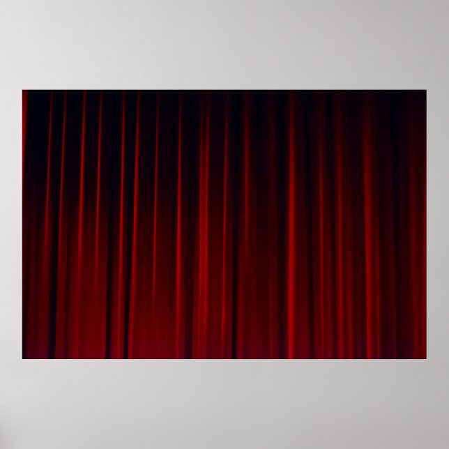 Red curtain poster (Front)