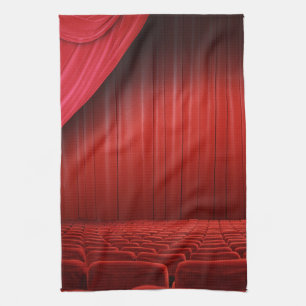 Red Curtain Theatre Kitchen Dish Towel