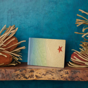Red Cushion Sea Star   Trinidad, Cuba Plaque