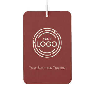 Red Custom Business Logo Car Air Freshener