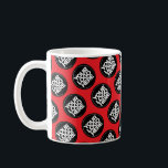 Red Custom logo business pattern employee Coffee Mug<br><div class="desc">Easily personalize this simple eyecatching red Custom business pattern employee Coffee Mug adding your company logo, photo or any image. Upload a custom background image or choose any background solid color. Create your own standard branded mugs with your corporate custom logo. A basic, professional custom logo mug template perfect to...</div>