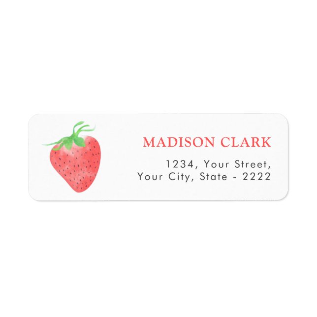 Red Cute Strawberry  (Front)