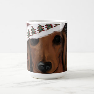 Red Dachshund Coffee Mug