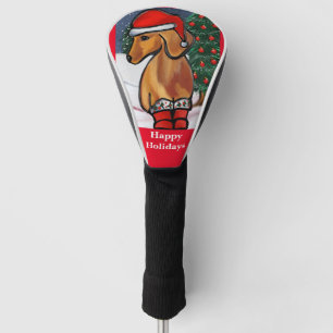 Red Dachshund    Golf Head Cover