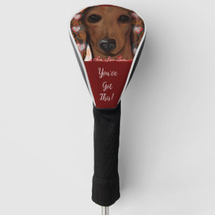 Red Dachshund    Golf Head Cover