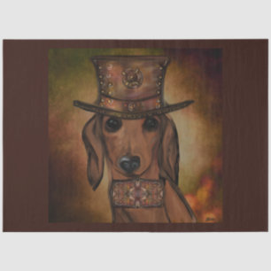 RED DACHSHUND TISSUE PAPER