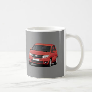 Red Dacia Sandero 2 x image Coffee Mug