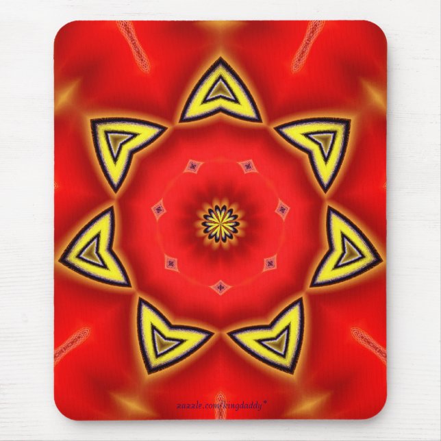 Red Daffodil Mousepad (Front)