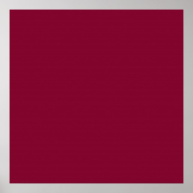 Red Dahlia Brick Maroon Burgundy 2015 Color Trend Poster (Front)