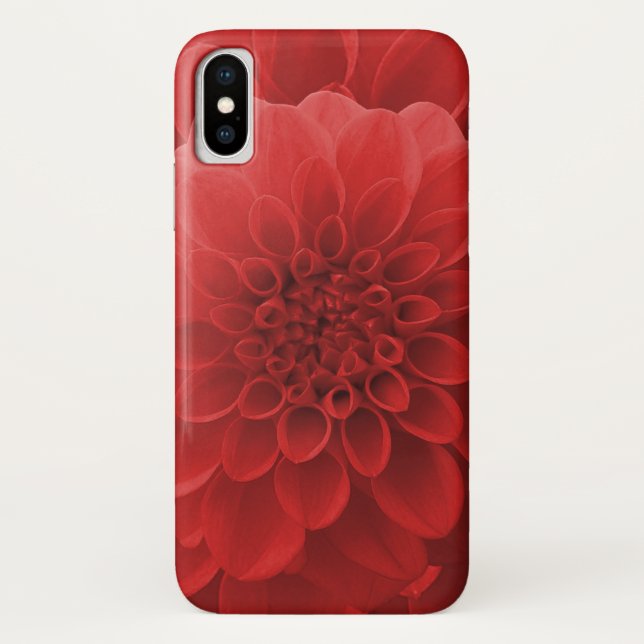 Red Dahlia Case-Mate iPhone Case (Back)