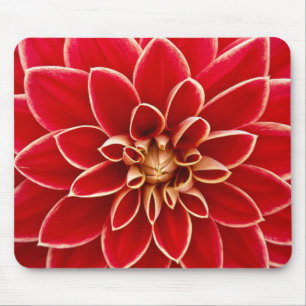 Red Dahlia Mouse Mat