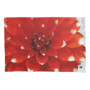 Red Dahlia Pillowcase
