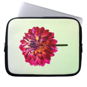 Red Dahlia Tinted With Yellow Laptop Sleeve