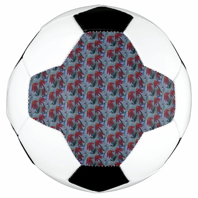 Red Daisies  Football (Front)