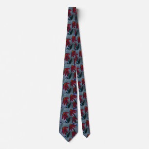 Red Daisies Tie