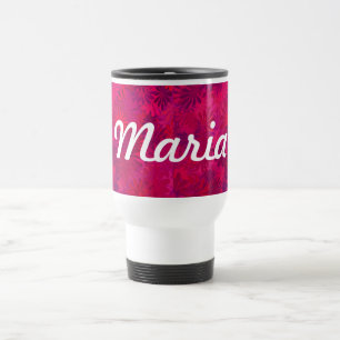 Red Daisies Travel Mug