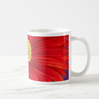 Red Daisy Gerber Flower Painting Art - Multi Coffee Mug