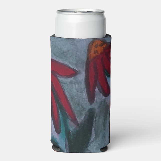 Red Daisy  Seltzer Can Cooler (Seltzer Front)