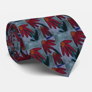 Red Daisy  Tie