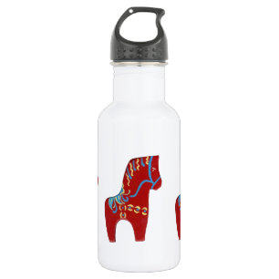 Red Dala Horse 532 Ml Water Bottle
