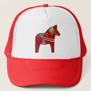 Red Dala Horse Hat