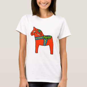 Red Dala Horse T-Shirt
