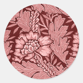 Red Damask Sticker