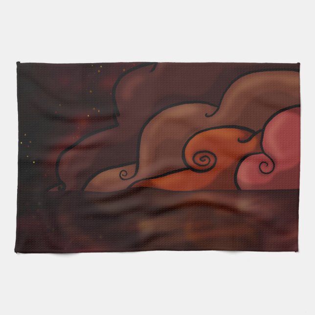 Red Danger Tea Towel (Horizontal)