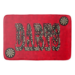 Red Darts Design, Bath Mat