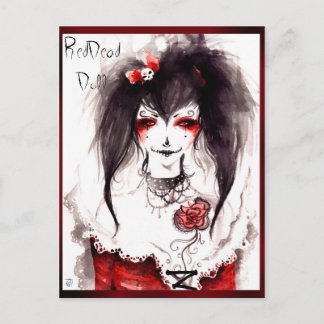 Red Dead Doll Postcard