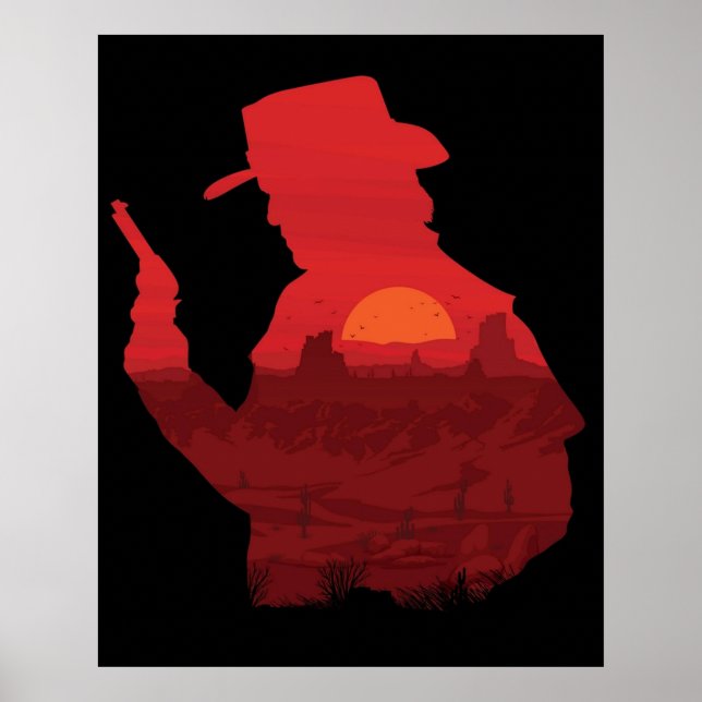 Red Dead  The Outlaw Poster (Front)